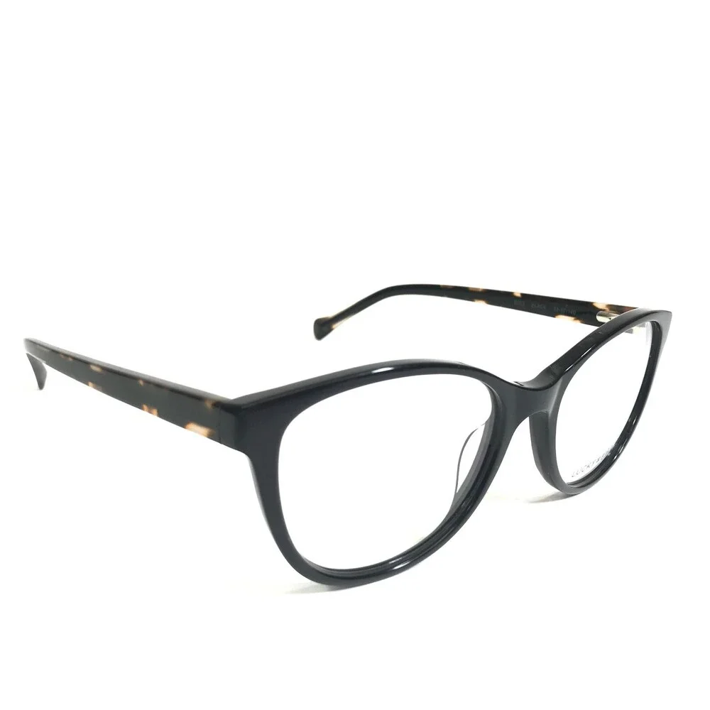Lucky Brand Eyeglasses Frames D223 BLACK Tortoise Round Full Rim 53-17-140
